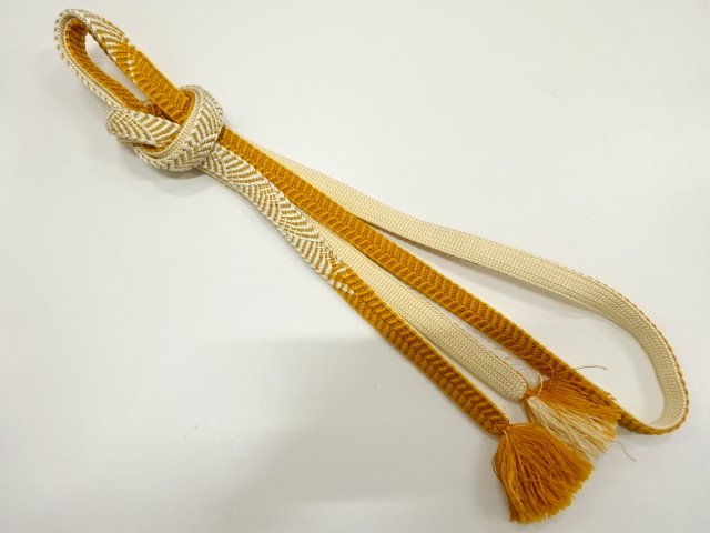 JAPANESE KIMONO / HAND-TIED OBIJIME